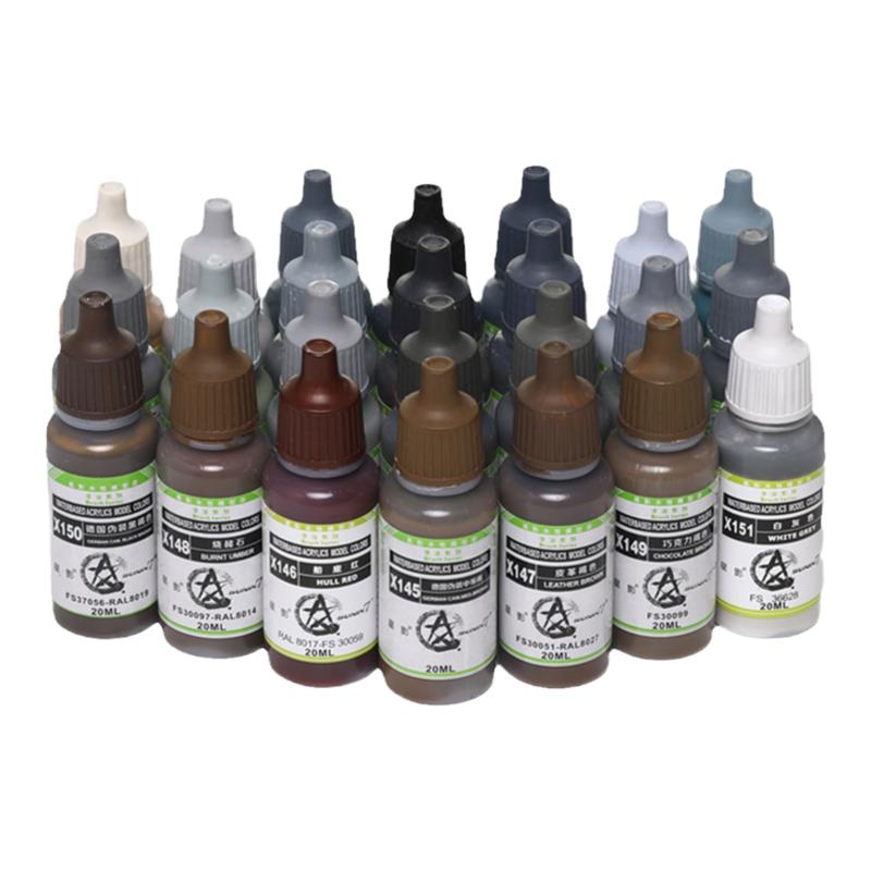 星影环保水性漆基础色x145-x168手办粘土手涂漆系列 星影全国总代