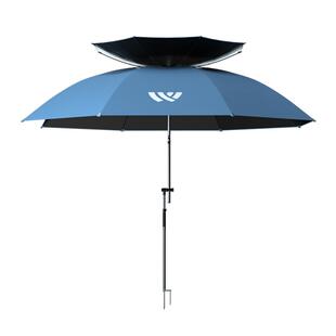 沃鼎机械臂钓鱼伞户外遮阳防雨抗风2025新款拐杖万向钓鱼专用雨伞