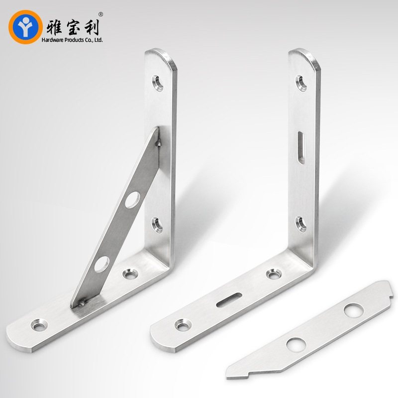 加厚实心不锈钢三角支架壁挂托架托层板固定架支撑置物架隔板支架