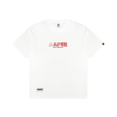 Aape猿人卡通印花图案趣味T恤