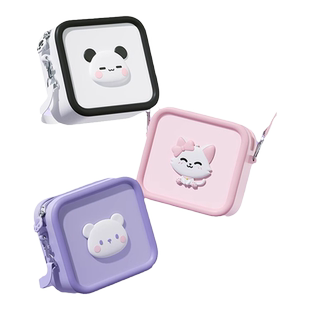 萌物智造儿童斜挎包男女童蓝化妆防水包斜背包外出休闲单肩旅游包