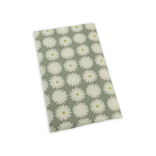 日本进口棉麻布料桌布雏菊花园透气印花手工布包袋布艺沙发垫面料