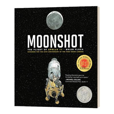 Moonshot 登月 阿波罗11号的飞行 精装 阿波罗十一号的飞行 Brian Floca