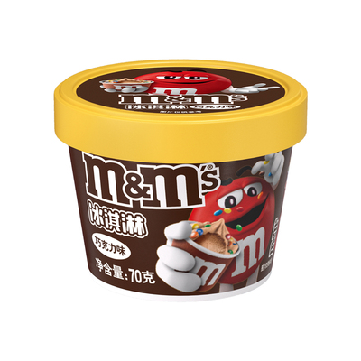 德芙mm豆巧克力味冰淇淋