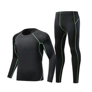 儿童篮球紧身衣训练服男童足球运动速干衣套装秋冬跑步打底衣加绒