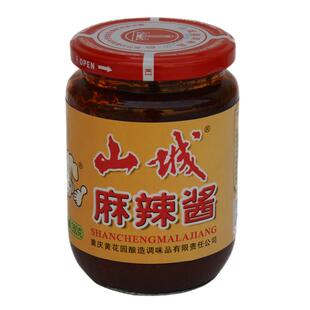 重庆特产山城麻辣酱四川辣椒酱360g瓶拌饭酱辣椒酱烤肉干锅酱