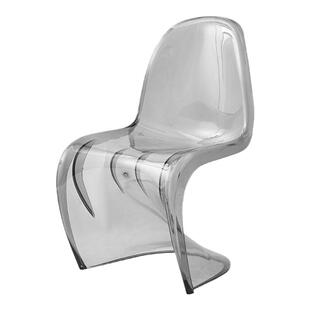 亚克力椅子北欧家用透明塑料靠背椅简约设计师潘东椅创意休闲餐椅