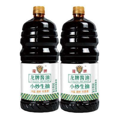 龙牌特级提鲜增香酿造酱油减盐