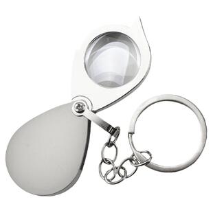 拜斯特便携式放大镜高清金属钥匙扣老人阅读正品30倍看字体小型