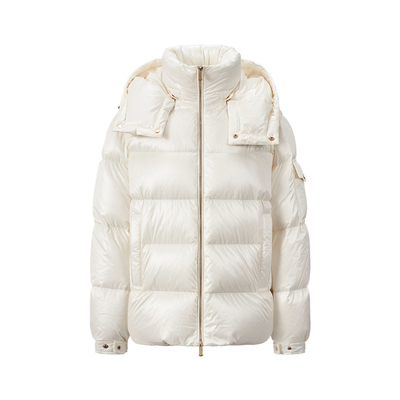 卓凡尼华伦天奴黑色面包羽绒服