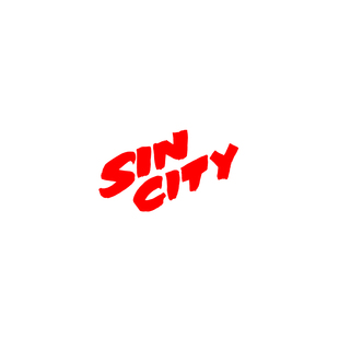 TLP镂空车贴 罪恶之城都市Sin City漫改黑白电影经典英文防水贴纸