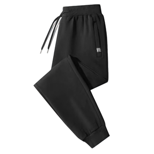 芙蓓939新款直筒抽绳冬季新款加厚奥粒绒休闲卫裤松紧腰百搭长裤