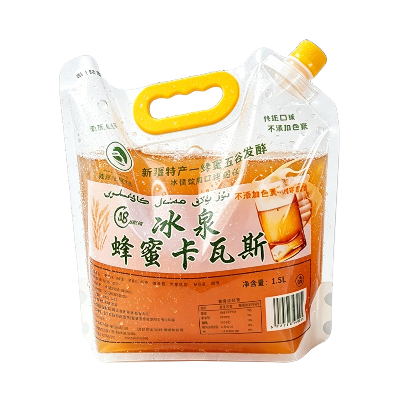 新疆伊犁特产冰泉蜂蜜卡瓦斯袋装蜂蜜发酵格瓦斯家庭聚会旅游包邮