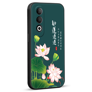 彧玺适用于oppok12plus高颜值手机外壳opok12国风山水画pks110爆款pjr110保护硅胶套opp0k12plus经典复古民族
