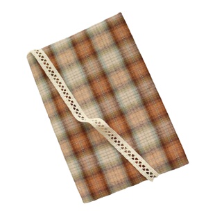 真我 秋格 素雅文艺手工布书衣 简约风手账本A5A6手帐封套笔记本