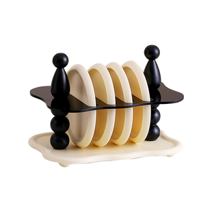 高档轻奢风客厅杯子套装家用高级感小众法式复古陶瓷杯具乔迁新居