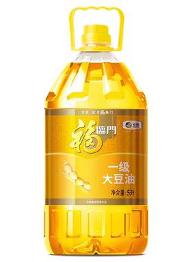 福临门大豆油一级转基因4升5升桶