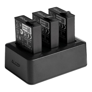 LKTOP立可拓适配大疆Action6电池充电器充电仓action5pro/4/3充电盒osmo360大疆电池充电管家运动相机配件