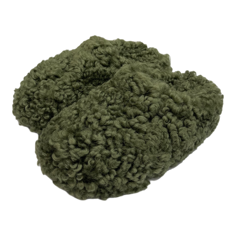 真皮羊羔毛包头拖女外穿2025秋冬厚底一脚蹬皮毛一体卷毛包头拖鞋