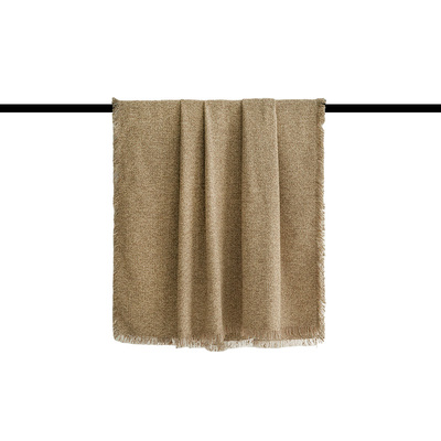 BACKTO卜凸家居侘寂风毛毯沙发毯子客厅卧室床尾毯盖毯民宿样板间