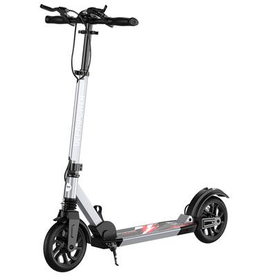 帝百伦三刹车折叠代步滑板车