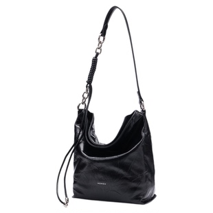 红谷包包2026新款高级感牛皮单肩腋下包通勤大气斜挎手提包女士包