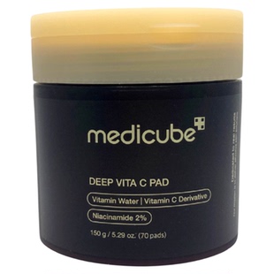 美蒂秋芙medicube维生素C亮白棉片70片 提亮肤色改善暗沉