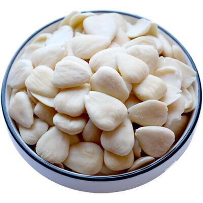 杏仁片干生瓣大扁打豆浆煲汤