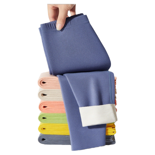 儿童秋裤男童保暖裤线裤加绒德秋冬薄款女童打底衬裤2024新款大童