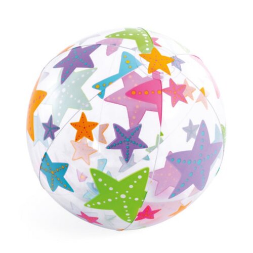INTEX充气沙滩球儿童水球游泳池漂浮玩具宝宝戏水球草地pvc拍拍球