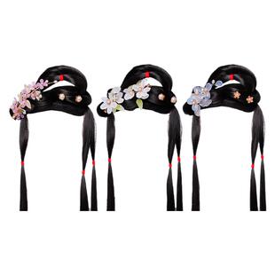 汉服假发古装发髻头饰一体式红楼梦造型古风林黛玉同款写真假发包