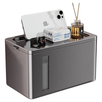 卫生间纸巾盒免打孔吸盘壁挂式