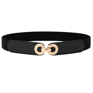 新款连衣裙腰带女装饰配裙子松紧腰封弹力皮带白色红色半身裙配饰