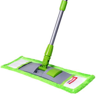 伊司达40cm脱卸式平板拖把高档平拖墩布拖布木地板拖把拖布布套式