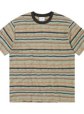 thisisneverthat® Wave Jacquard Tee  26春条纹潮牌短袖t恤情侣