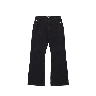 Hualun秋冬微喇牛仔裤裤子