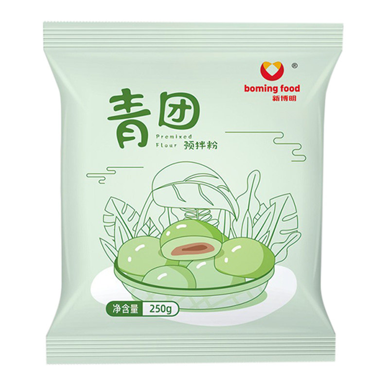 升级免蒸版新博明青团预拌粉