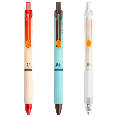 晨光双静音中性笔速干全针管