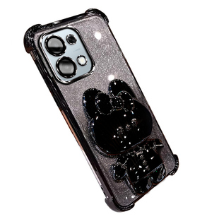 适用OPPOa6新品手机壳A6网红气囊高颜值OPPOA6可爱补妆镜支架PLS120超薄防摔软壳0pp0a6全包镜头膜A6保护套5G