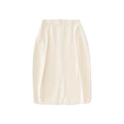 羊毛长半裙设计师品牌