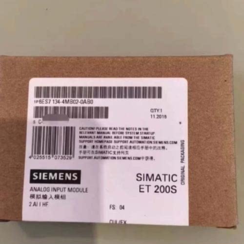 议价西门子ET200 2路模拟量输入模块 6ES7134-4MB02-0AB0 议价