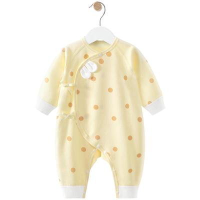 汤尼倍儿新生儿系带连体衣服纯棉