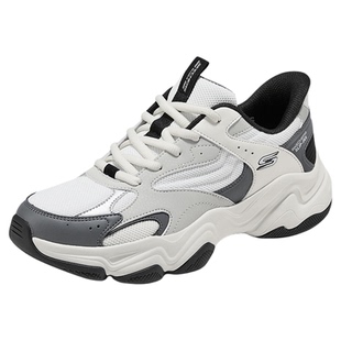 斯凯奇闪穿鞋|2026春新款男鞋熊猫鞋老爹鞋休闲鞋厚底增高运动鞋