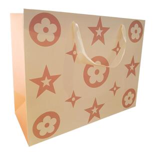 ins风粉色系时尚礼品袋包装袋服装店手提袋加厚纸袋大牌感手拎袋