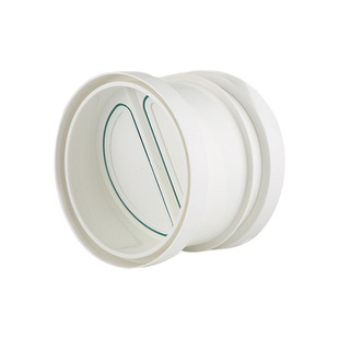 厨房160/180PVC管道式止回阀油烟机防烟宝防串味止逆阀烟道止烟阀