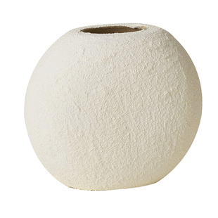 高级肌理感烛台拍照道具摆件 米白色简约百搭侘寂风花瓶装饰护肤品香薰静物产品陈列陈设场景搭建摄影拍摄