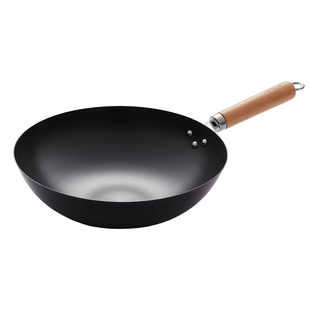 九阳铁锅无涂层炒锅家用炒菜锅电磁炉燃气灶煤气灶通用不易粘锅具