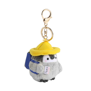 可爱日系毛绒小企鹅书包背包挂件公仔钥匙扣玩偶挂饰品情侣礼物女