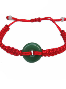 地摊2元店饰品仿玉diy手工编织