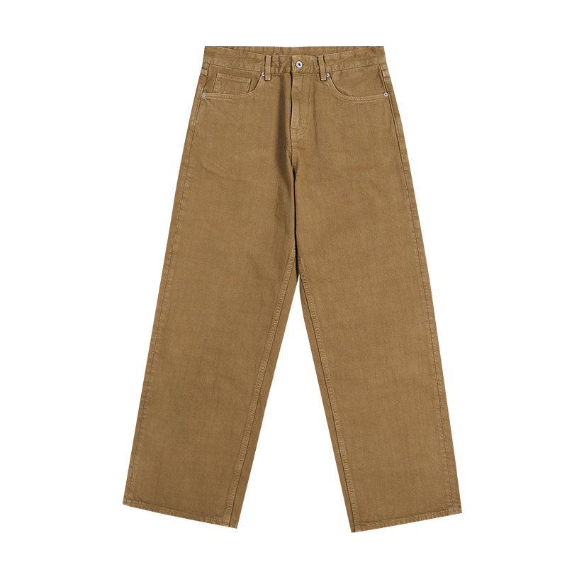 【荒原】DokieAW2026新品14.5盎司005宽松秋季直筒休闲牛仔裤男
